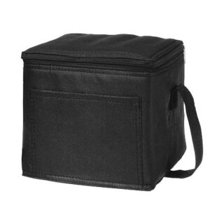 Black lunch bag